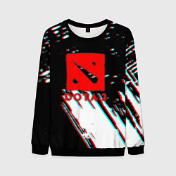 Свитшот мужской Dota 2 glitch color, цвет: 3D-черный
