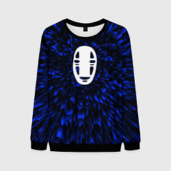 Свитшот мужской Spirited Away blue energy, цвет: 3D-черный
