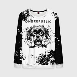 Мужской свитшот OneRepublic - рок пес