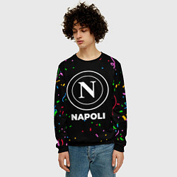 Свитшот мужской Napoli конфети, цвет: 3D-черный — фото 2