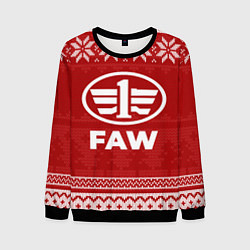 Свитшот мужской Новогодний FAW, цвет: 3D-черный