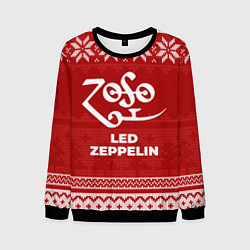 Мужской свитшот Новогодний Led Zeppelin