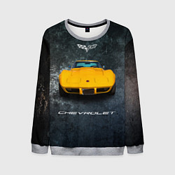 Мужской свитшот Спортивный американский Chevrolet Corvette