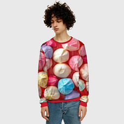 Свитшот мужской Зефирчик, цвет: 3D-красный — фото 2