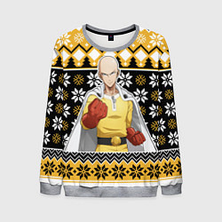 Свитшот мужской One-Punch Man sweater, цвет: 3D-меланж