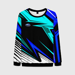 Свитшот мужской Субару - синий спорт, цвет: 3D-черный