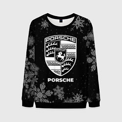 Мужской свитшот Снежный Porsche