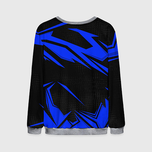 Мужской свитшот Субару - синий / 3D-Меланж – фото 2
