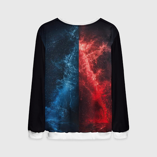 Мужской свитшот Дарт Вейдер - две стороны силы / 3D-Белый – фото 2