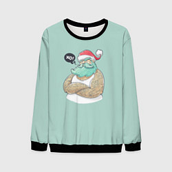 Мужской свитшот Современный дед мороз