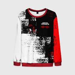 Мужской свитшот Arctic Monkeys - Красные и белые помехи