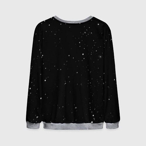 Мужской свитшот Новогоднее санта пати / 3D-Меланж – фото 2