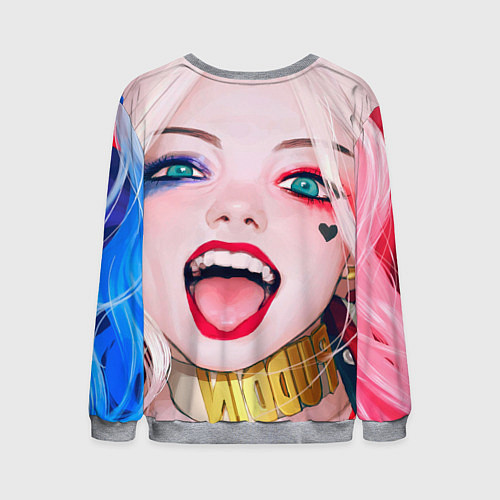 Мужской свитшот Харли квин / 3D-Меланж – фото 2