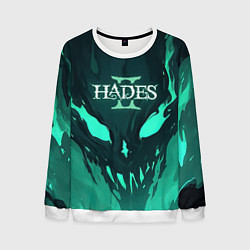Свитшот мужской По мотивам игры Hades 2, цвет: 3D-белый