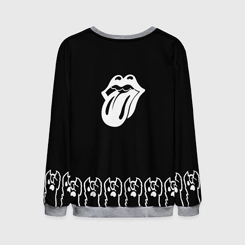 Мужской свитшот Rolling Stones: cat rock / 3D-Меланж – фото 2