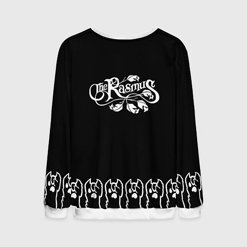 Мужской свитшот The Rasmus: cat rock / 3D-Белый – фото 2