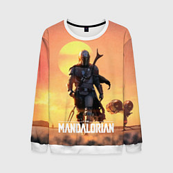 Мужской свитшот Идущий мандалорец