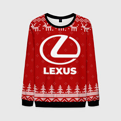 Мужской свитшот Новогодний Lexus с оленями