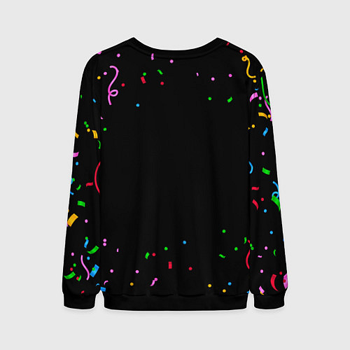 Мужской свитшот Depeche Mode конфети / 3D-Черный – фото 2