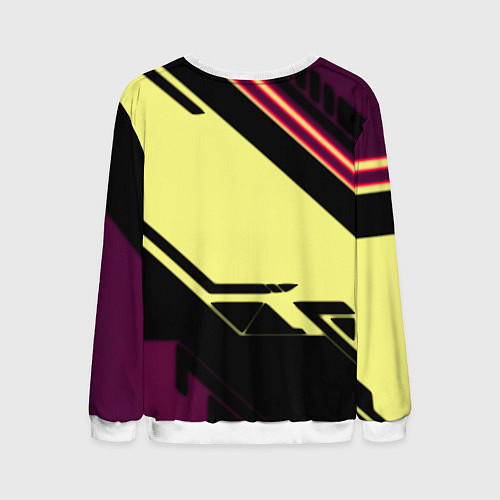 Мужской свитшот Linkin park geometry steel / 3D-Белый – фото 2