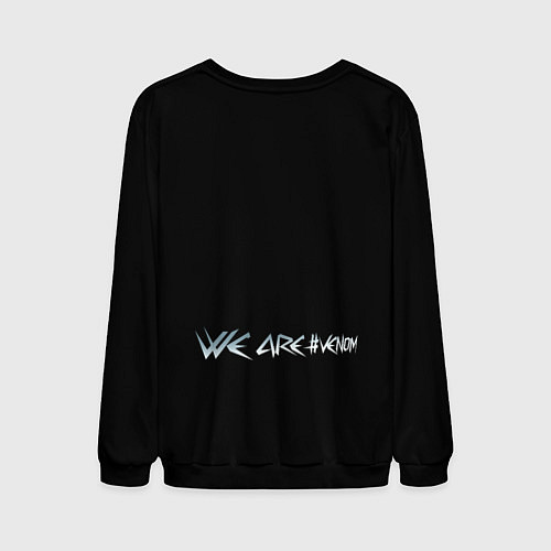 Мужской свитшот Morty and Rick - we are Venom / 3D-Черный – фото 2