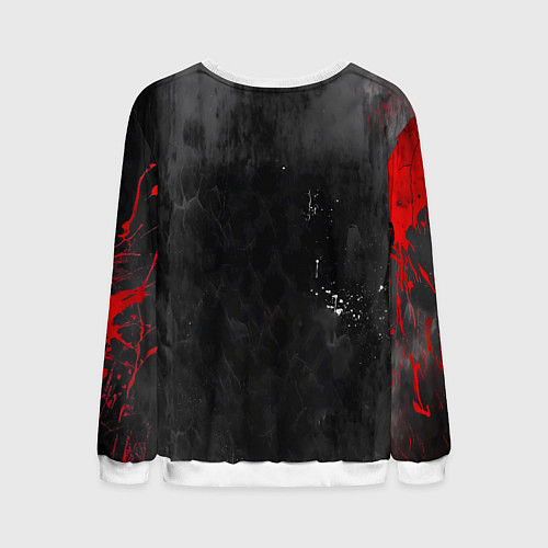 Мужской свитшот Человек паук и веном / 3D-Белый – фото 2