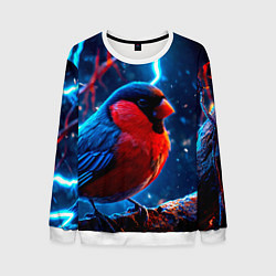 Мужской свитшот Снигирь и молнии