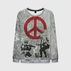 Мужской свитшот Banksy - peace