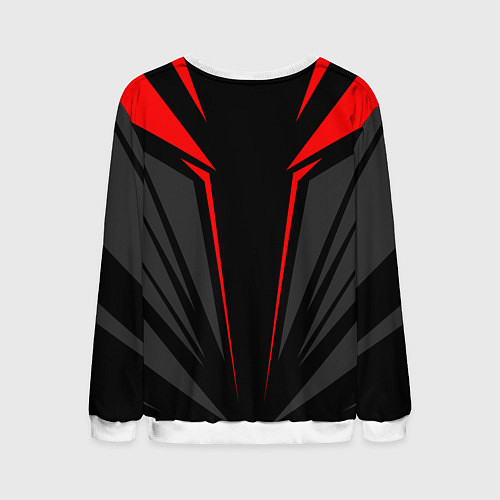 Мужской свитшот Sport uniform - red / 3D-Белый – фото 2