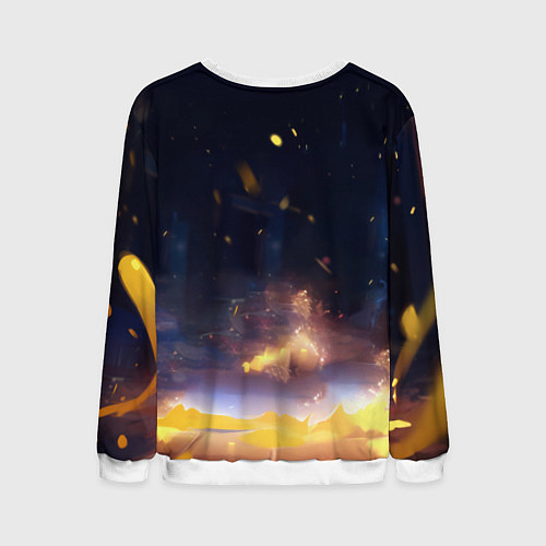 Мужской свитшот Пикачу диджей / 3D-Белый – фото 2