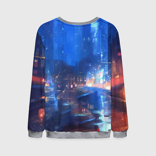 Мужской свитшот Диджей Пикачу / 3D-Меланж – фото 2