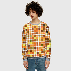 Свитшот мужской Осенняя палитра, цвет: 3D-меланж — фото 2