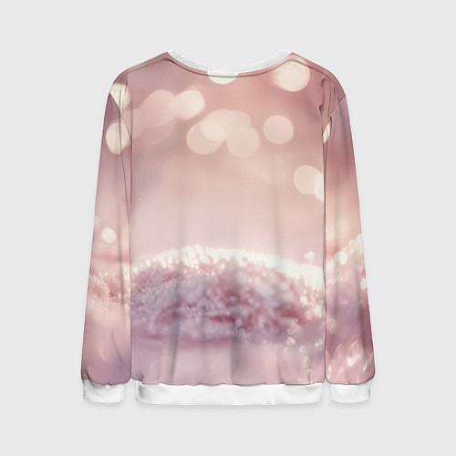 Мужской свитшот Влюбленные белочки с сердечком / 3D-Белый – фото 2