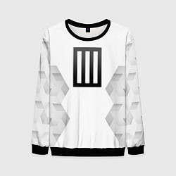 Свитшот мужской Paramore white poly, цвет: 3D-черный