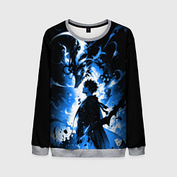 Мужской свитшот Поднятие уровня в одиночку - восстань