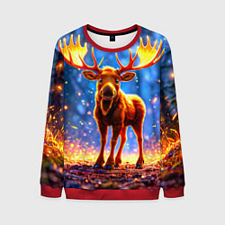 Мужской свитшот Лосенок в лесу