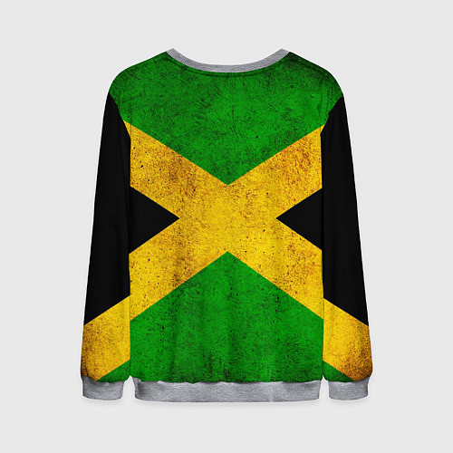 Мужской свитшот Jamaica flag / 3D-Меланж – фото 2