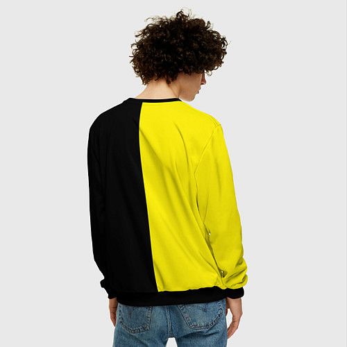 Мужской свитшот Нирвана два цвета / 3D-Черный – фото 4