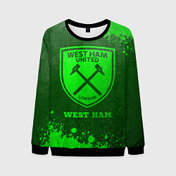 Мужской свитшот West Ham - green gradient