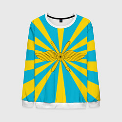 Свитшот мужской Воздушно-космические силы, цвет: 3D-белый