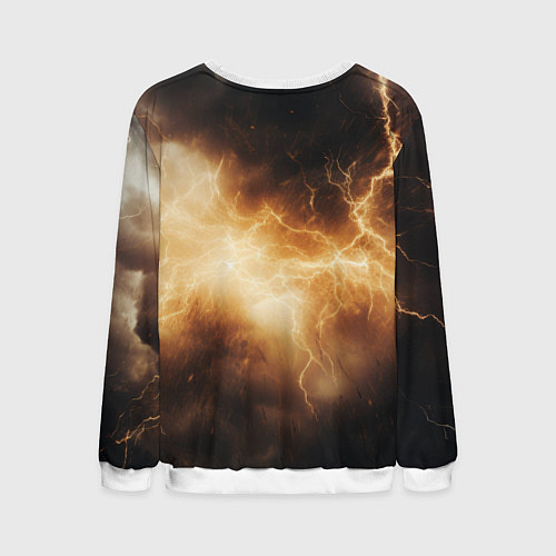 Мужской свитшот Stronghold сrusader лого и гром / 3D-Белый – фото 2