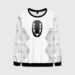 Свитшот мужской Spirited Away white poly, цвет: 3D-черный