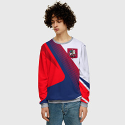 Свитшот мужской Герб Москвы, цвет: 3D-меланж — фото 2