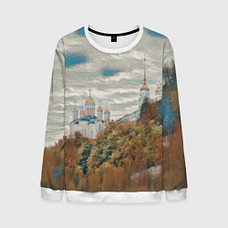 Мужской свитшот Храм на горе