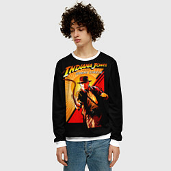 Свитшот мужской Indiana Jones and the Great Circle, цвет: 3D-белый — фото 2