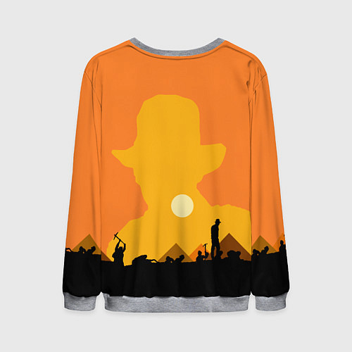 Мужской свитшот Indiana Jones and the Great Circle / 3D-Меланж – фото 2