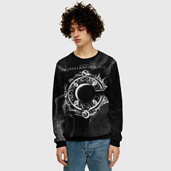 Свитшот мужской Civilization VII, цвет: 3D-черный — фото 2