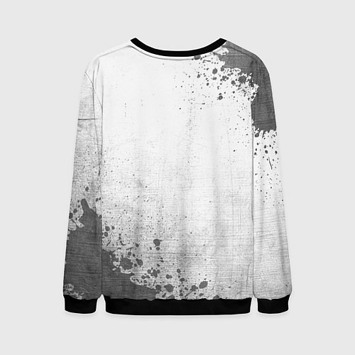 Мужской свитшот Babymetal - white gradient вертикально / 3D-Черный – фото 2