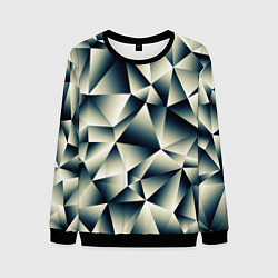 Свитшот мужской Осколки льда, цвет: 3D-черный