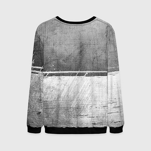 Мужской свитшот FAW - grey gradient посередине / 3D-Черный – фото 2
